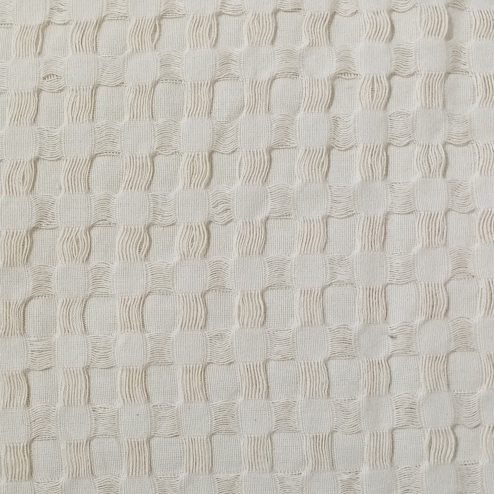 OLIVIA ROCCO Throw 180 x 250 CM / NATURAL Florian Checked Throw Blanket Natural Wholesale Manchester UK