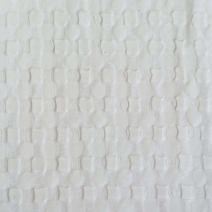 OLIVIA ROCCO Throw 180 x 250 CM / WHITE Florian Checked Throw Blanket White Wholesale Manchester UK