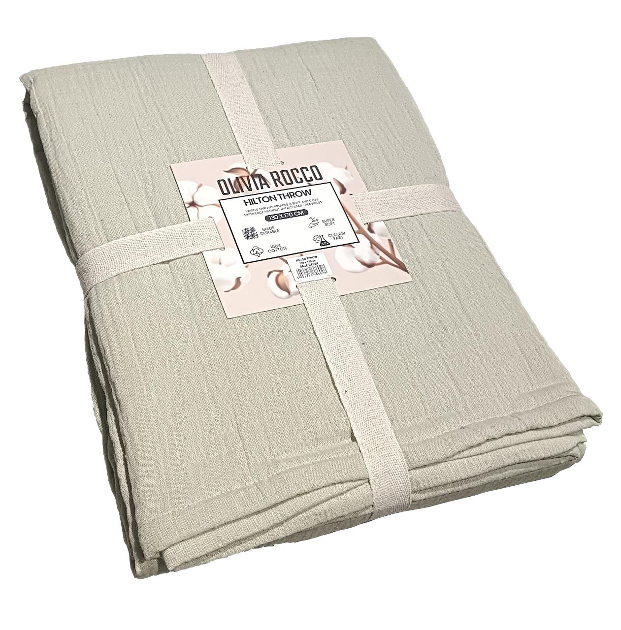 OLIVIA ROCCO Throws Hilton Throw Blanket Wholesale Manchester UK