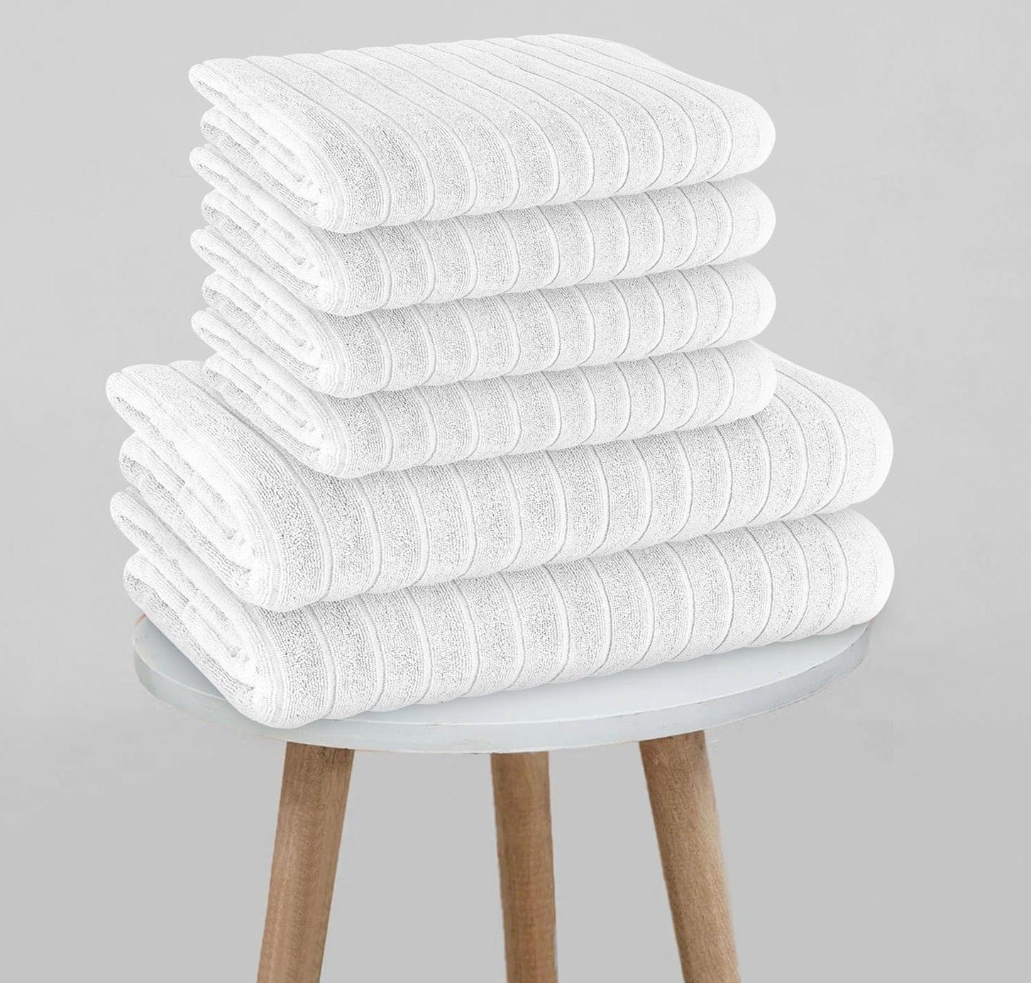 OLIVIA ROCCO Towel Ribbed Towels Sets Range Hydro Cotton Bath linens Towel Wholesale Manchester UK