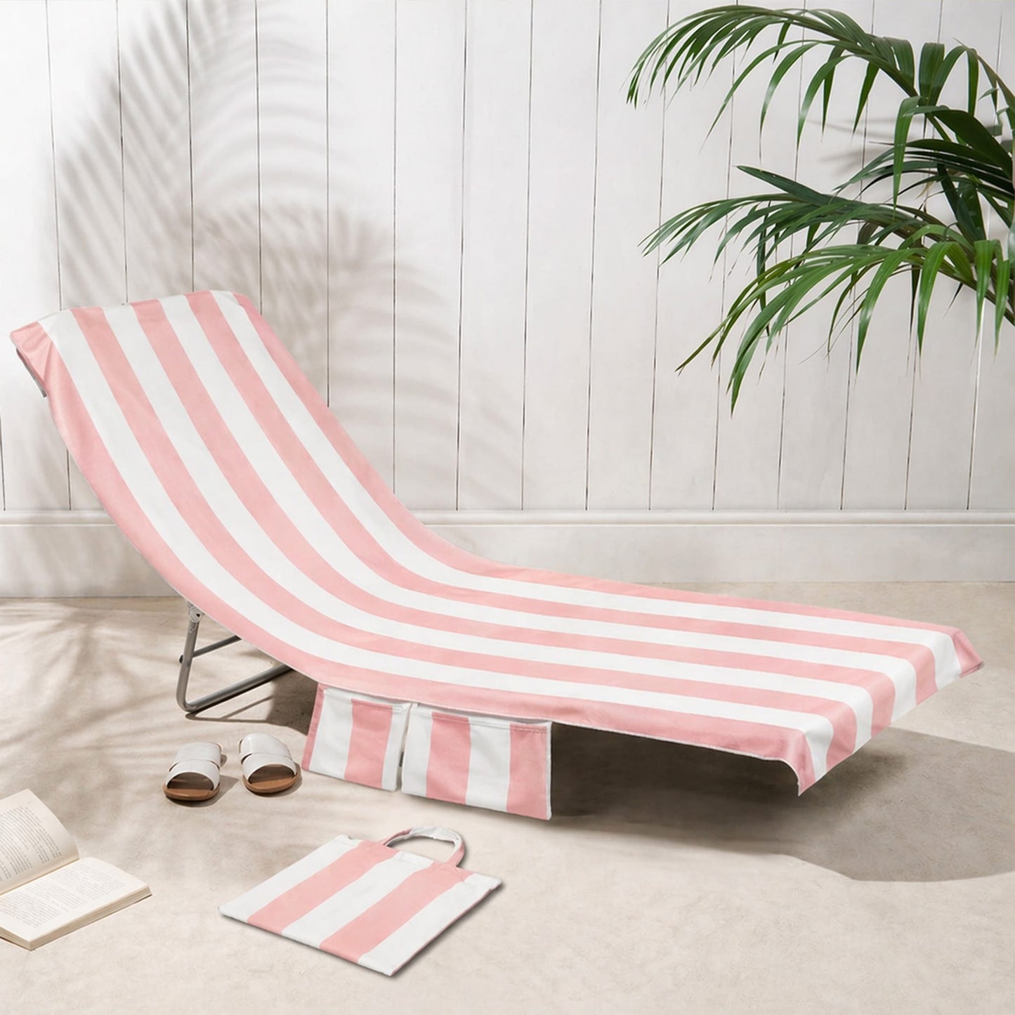 OLIVIA ROCCO Towels STRIPE PINK OLIVIA ROCCO Sun Lounger Beach Towels Wholesale Manchester UK