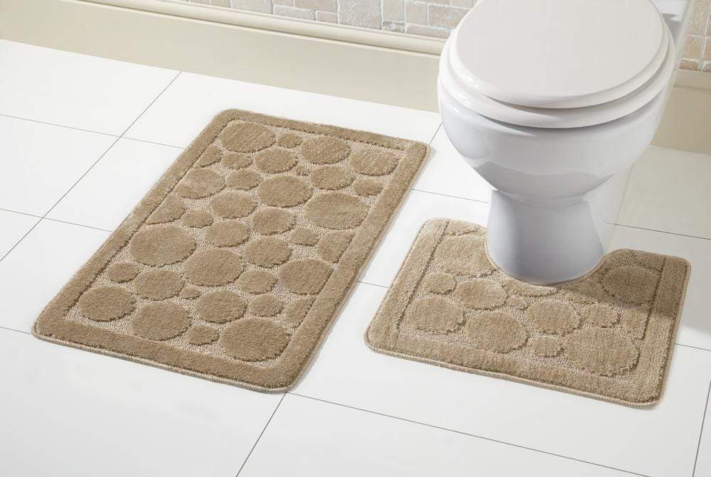 OLIVIA ROCCO basics Bath Mat BISCUIT Cali Bath Mat Set Wholesale Manchester UK