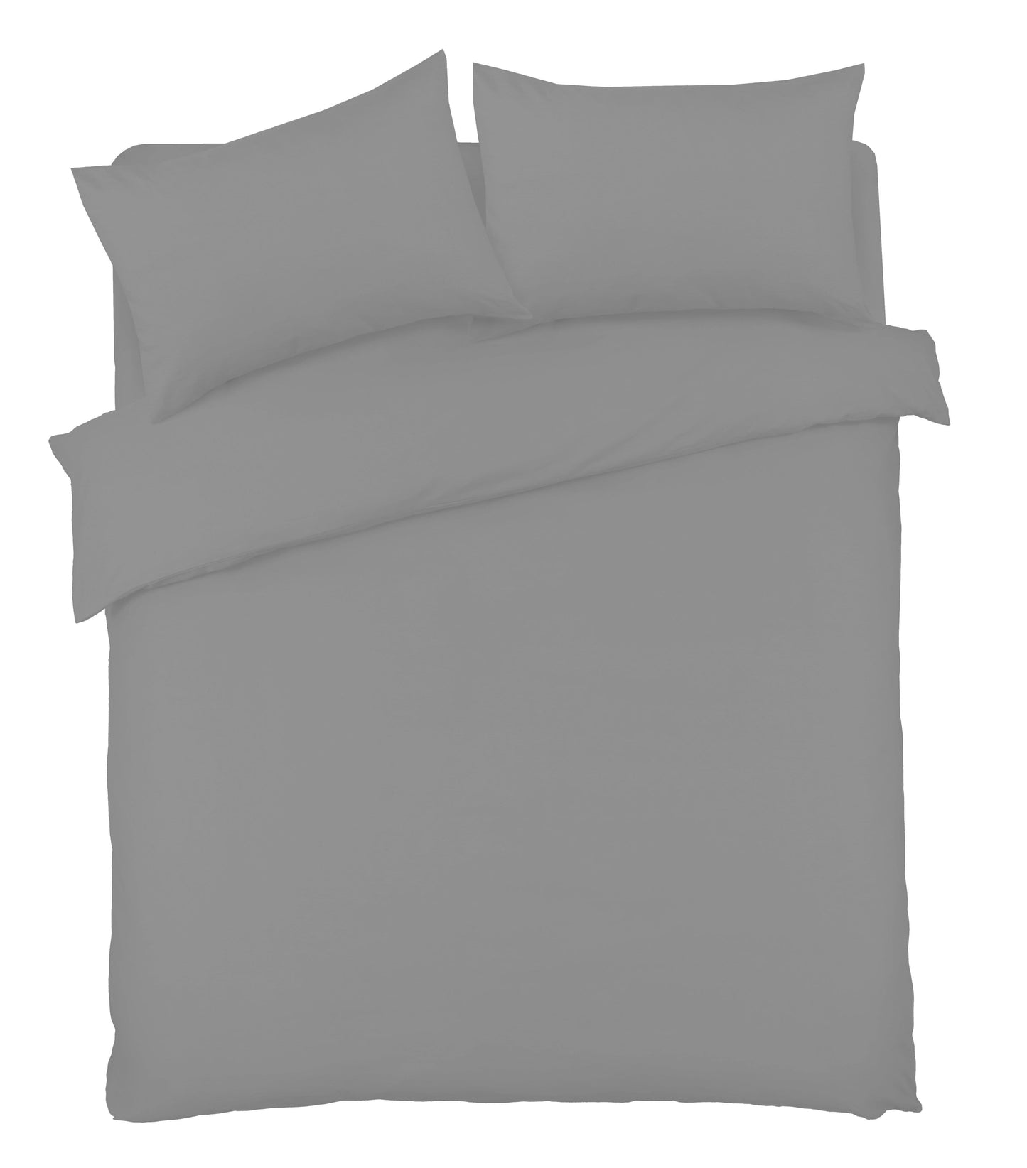 OLIVIA ROCCO basics Duvet Set SINGLE / GREY Basics Duvet Set Wholesale Manchester UK