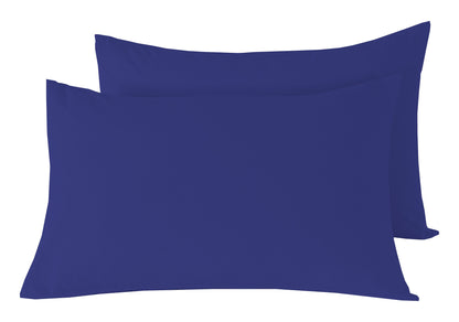 OLIVIA ROCCO basics Fitted Sheet PILLOWCASES / BLUE Basics Fitted Sheet Wholesale Manchester UK