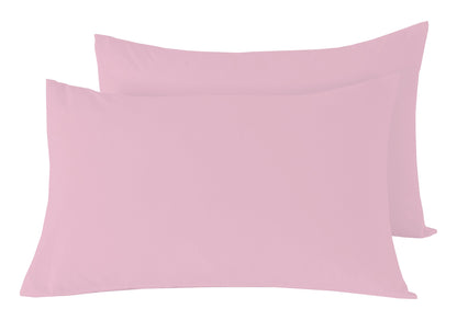 OLIVIA ROCCO basics Fitted Sheet PILLOWCASES / PINK Basics Fitted Sheet Wholesale Manchester UK