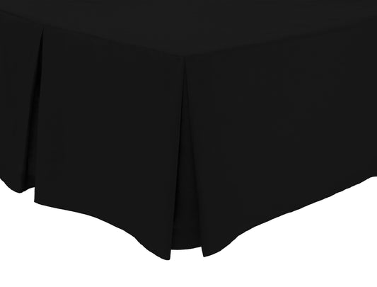OLIVIA ROCCO basics Fitted Sheet SINGLE / BLACK Basics Base Valance Sheet Wholesale Manchester UK