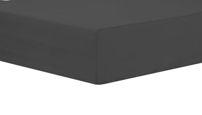 OLIVIA ROCCO basics Fitted Sheet SINGLE / CHARCOAL Basics Fitted Sheet Wholesale Manchester UK
