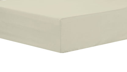 OLIVIA ROCCO basics Fitted Sheet SINGLE / CREAM Basics Fitted Sheet Wholesale Manchester UK
