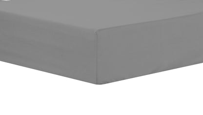 OLIVIA ROCCO basics Fitted Sheet SINGLE / GREY Basics Fitted Sheet Wholesale Manchester UK