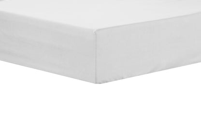 OLIVIA ROCCO basics Fitted Sheet SINGLE / WHITE Basics Fitted Sheet Wholesale Manchester UK