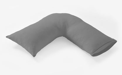 OLIVIA ROCCO basics Fitted Sheet V-PILLOWCASE / GREY Basics Fitted Sheet Wholesale Manchester UK
