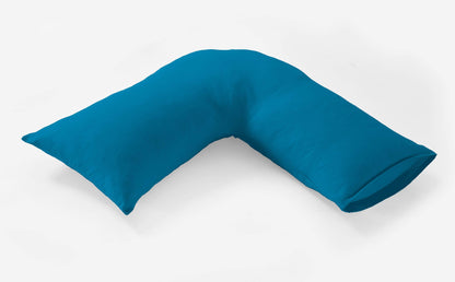 OLIVIA ROCCO basics Fitted Sheet V-PILLOWCASE / TEAL Basics Fitted Sheet Wholesale Manchester UK