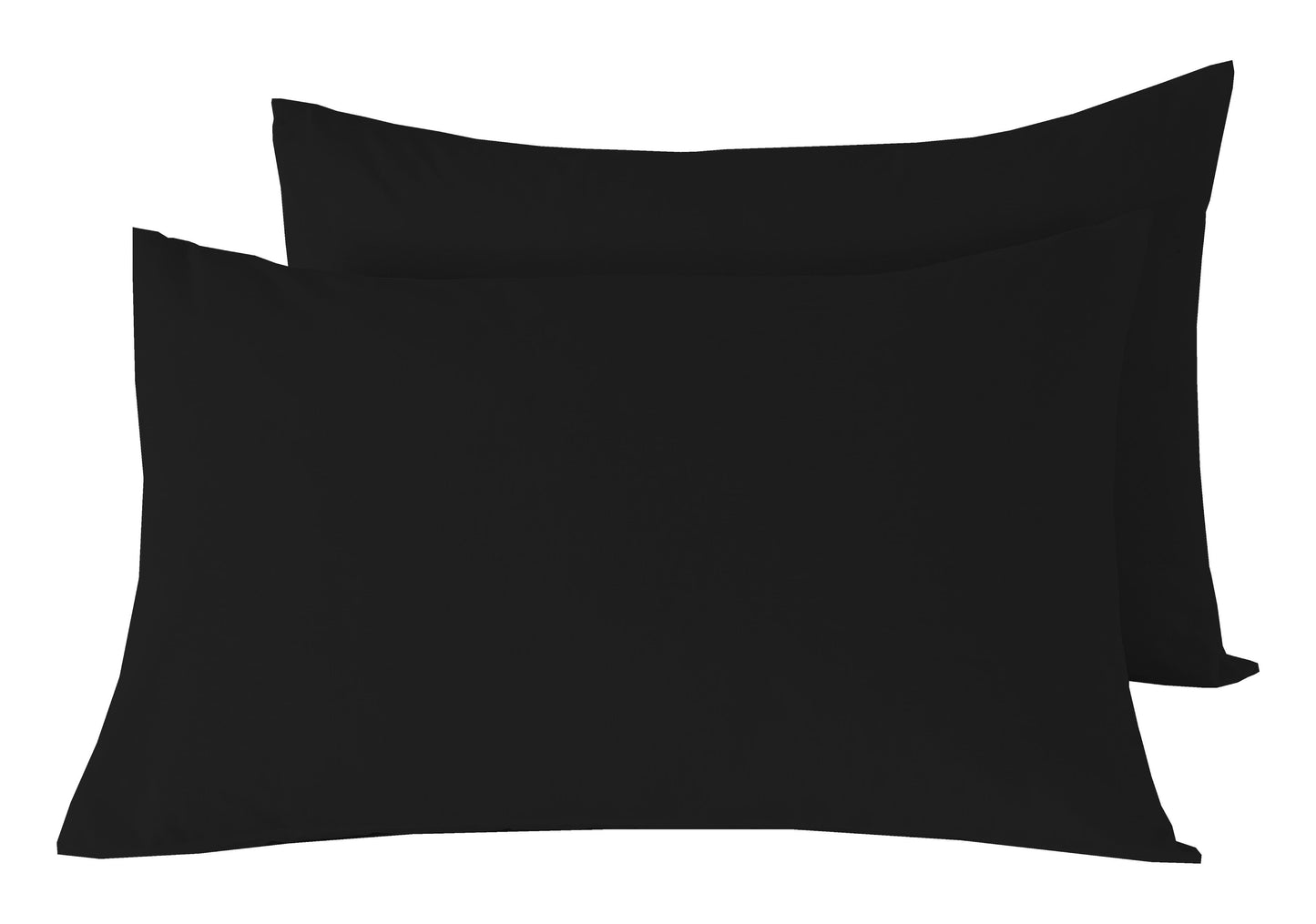 OLIVIA ROCCO basics Flat Sheet PILLOWCASES / BLACK Basics Flat Sheet Wholesale Manchester UK