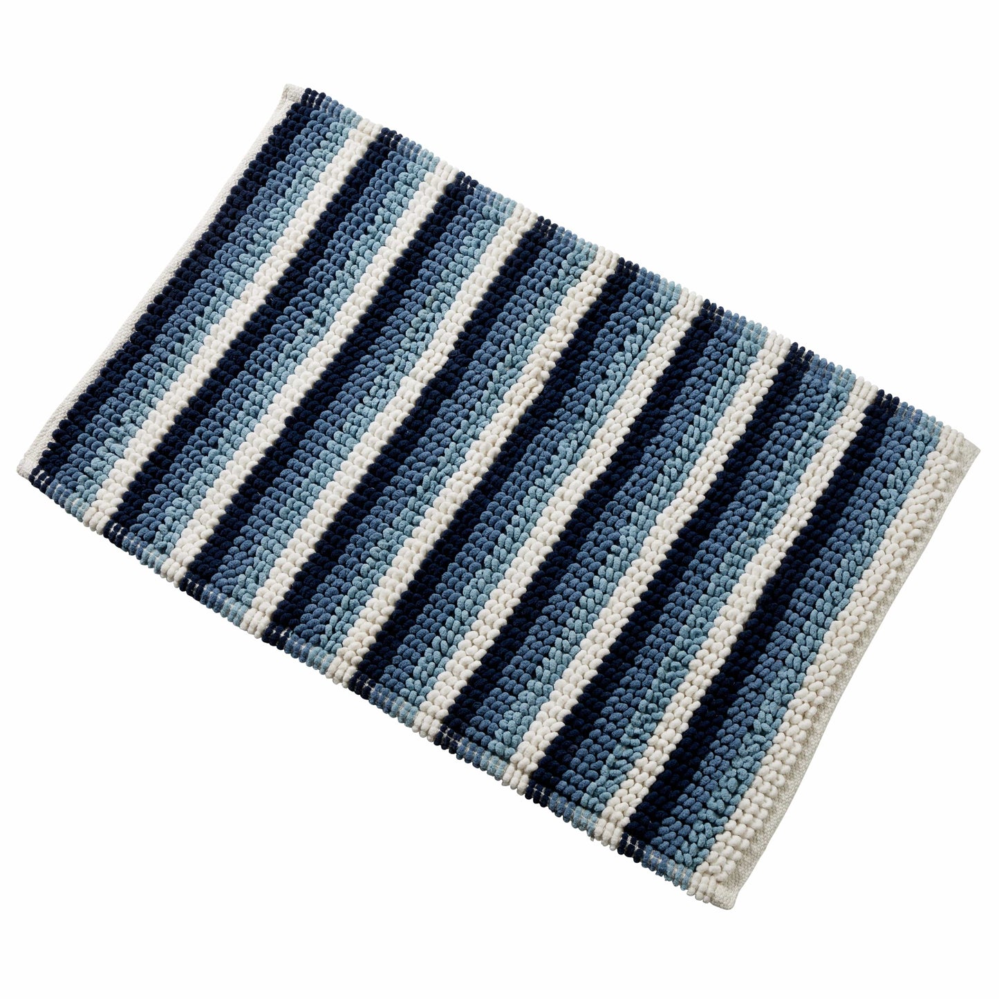 OLIVIA ROCCO Bath Mat BLUE Padstow Stripe Bathmat Wholesale Manchester UK