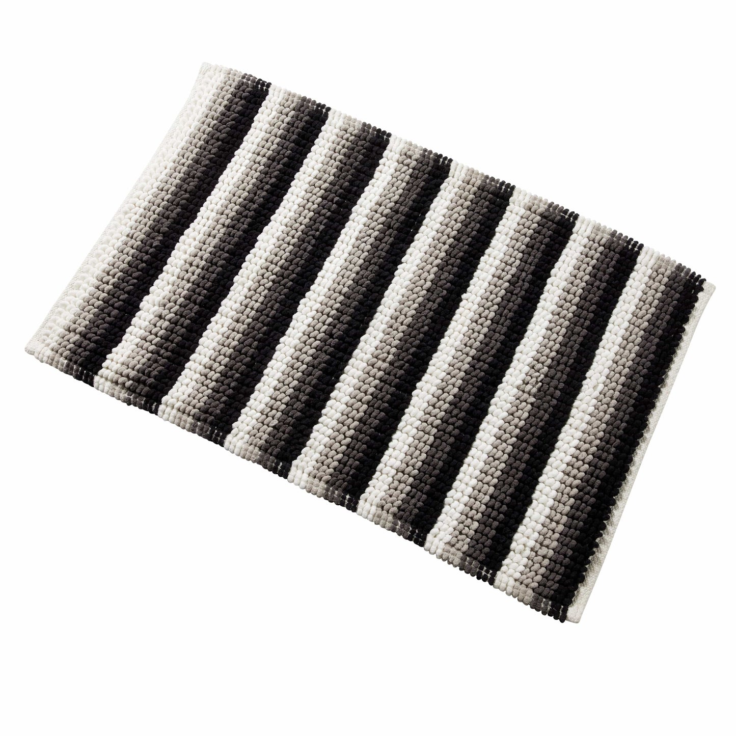 OLIVIA ROCCO Bath Mat GREY Padstow Stripe Bathmat Wholesale Manchester UK