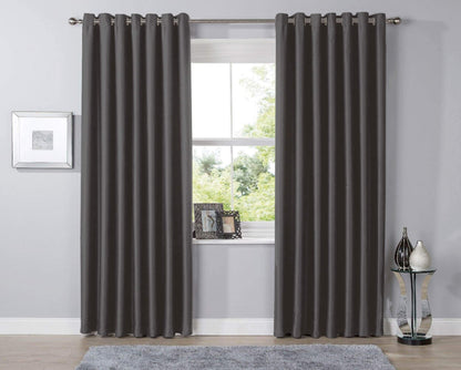OLIVIA ROCCO Curtain 46” x 54” / CHARCOAL Blackout Curtains Wholesale Manchester UK