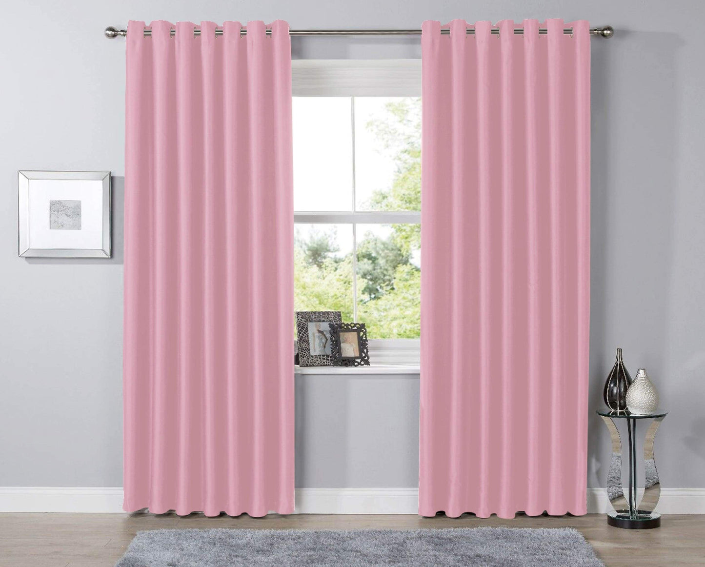OLIVIA ROCCO Curtain 46” x 54” / DUSKY PINK Blackout Curtains Wholesale Manchester UK