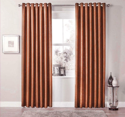 OLIVIA ROCCO Curtain 46” x 54” / RUST Blackout Curtains Wholesale Manchester UK