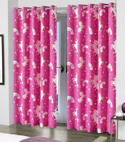 OLIVIA ROCCO Curtain 46” x 54” / UNICORN Glow In The Dark Blackout Curtains Wholesale Manchester UK