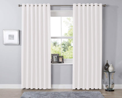 OLIVIA ROCCO Curtain 46” x 54” / WHITE Blackout Curtains Wholesale Manchester UK