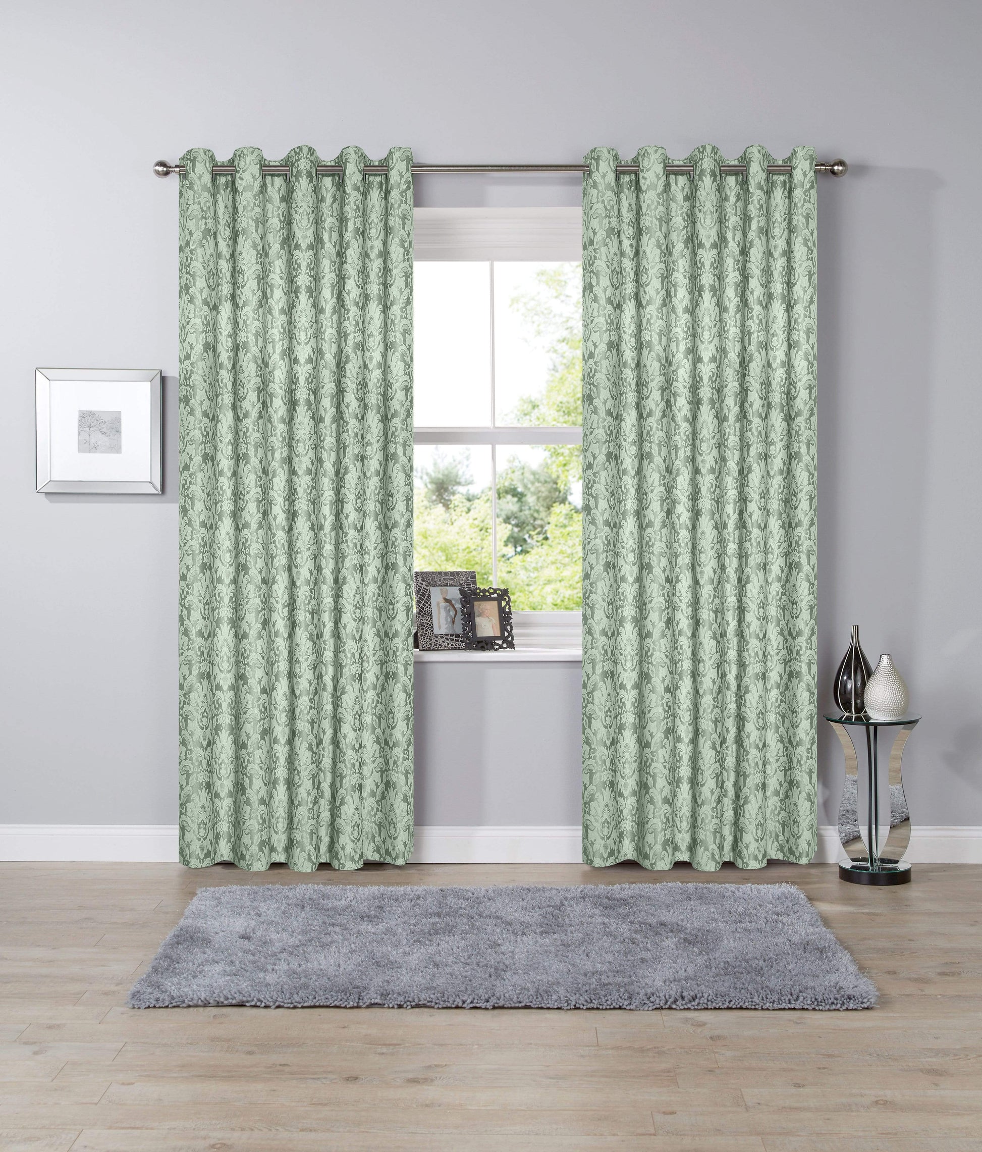 OLIVIA ROCCO Curtain 66” x 72” / DUCKEGG Savoy Woven Jacquard Curtains Wholesale Manchester UK