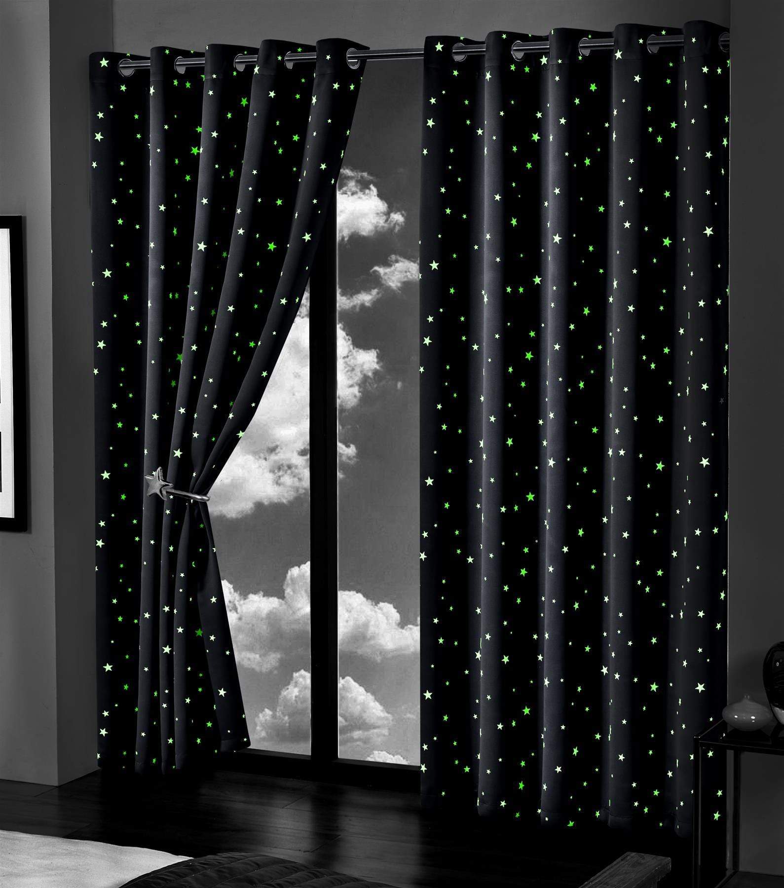 OLIVIA ROCCO Curtain Glow In The Dark Blackout Curtains Wholesale Manchester UK