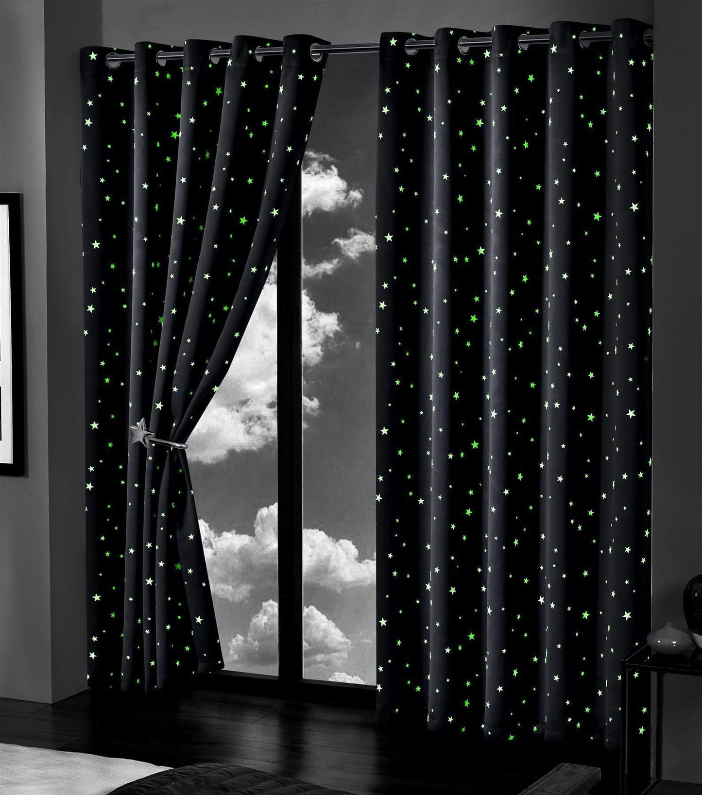 OLIVIA ROCCO Curtain Glow In The Dark Blackout Curtains Wholesale Manchester UK