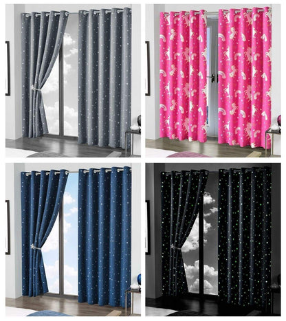 OLIVIA ROCCO Curtain Glow In The Dark Blackout Curtains Wholesale Manchester UK