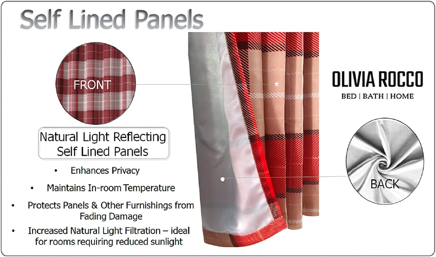 OLIVIA ROCCO Curtain Printed Check & Marble Blackout Curtains Wholesale Manchester UK