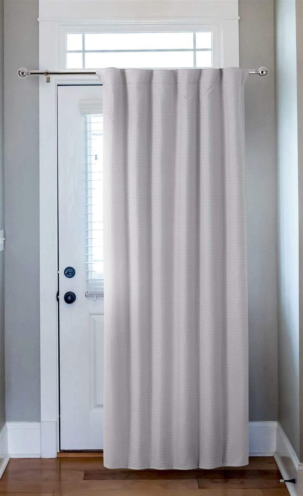 OLIVIA ROCCO Curtain WHITE Capri Thermal Door Curtain Wholesale Manchester UK