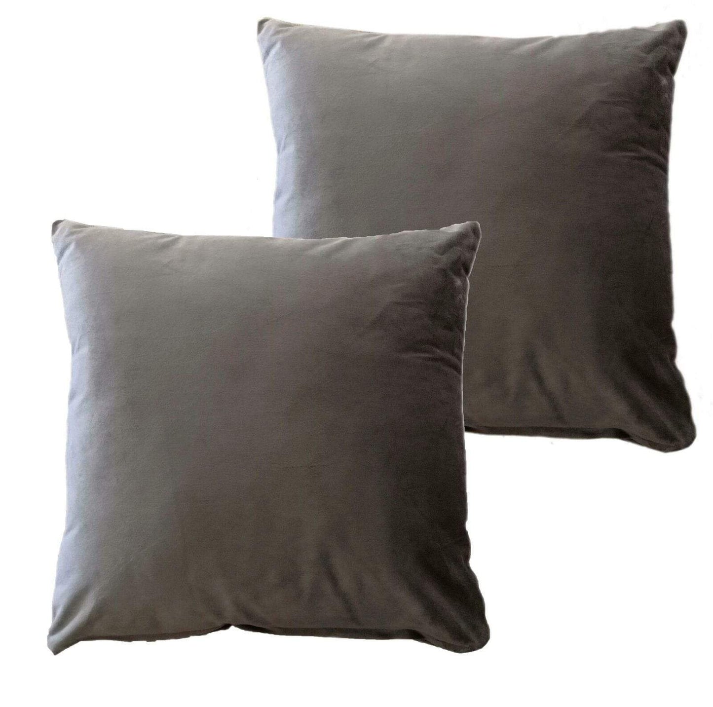 OLIVIA ROCCO Cushions CHARCOAL Matte Velvet Cushion Covers Wholesale Manchester UK