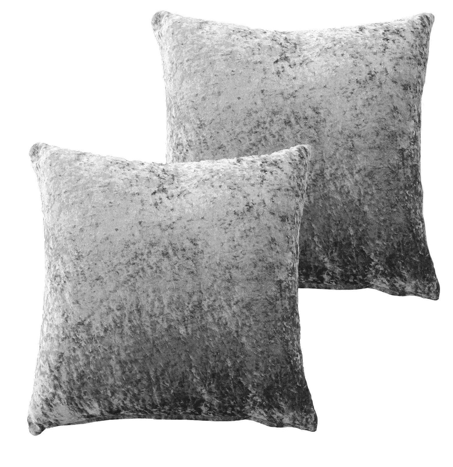 OLIVIA ROCCO Cushions GREY Crushed Velvet Cushion Covers Wholesale Manchester UK