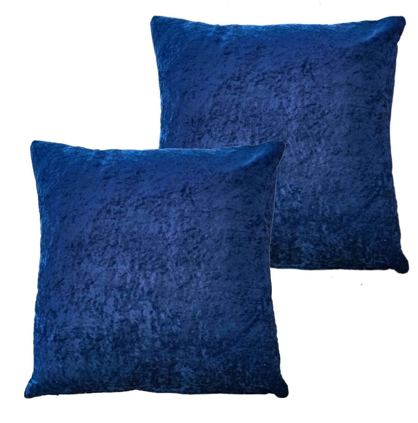 OLIVIA ROCCO Cushions NAVY Crushed Velvet Cushion Covers Wholesale Manchester UK