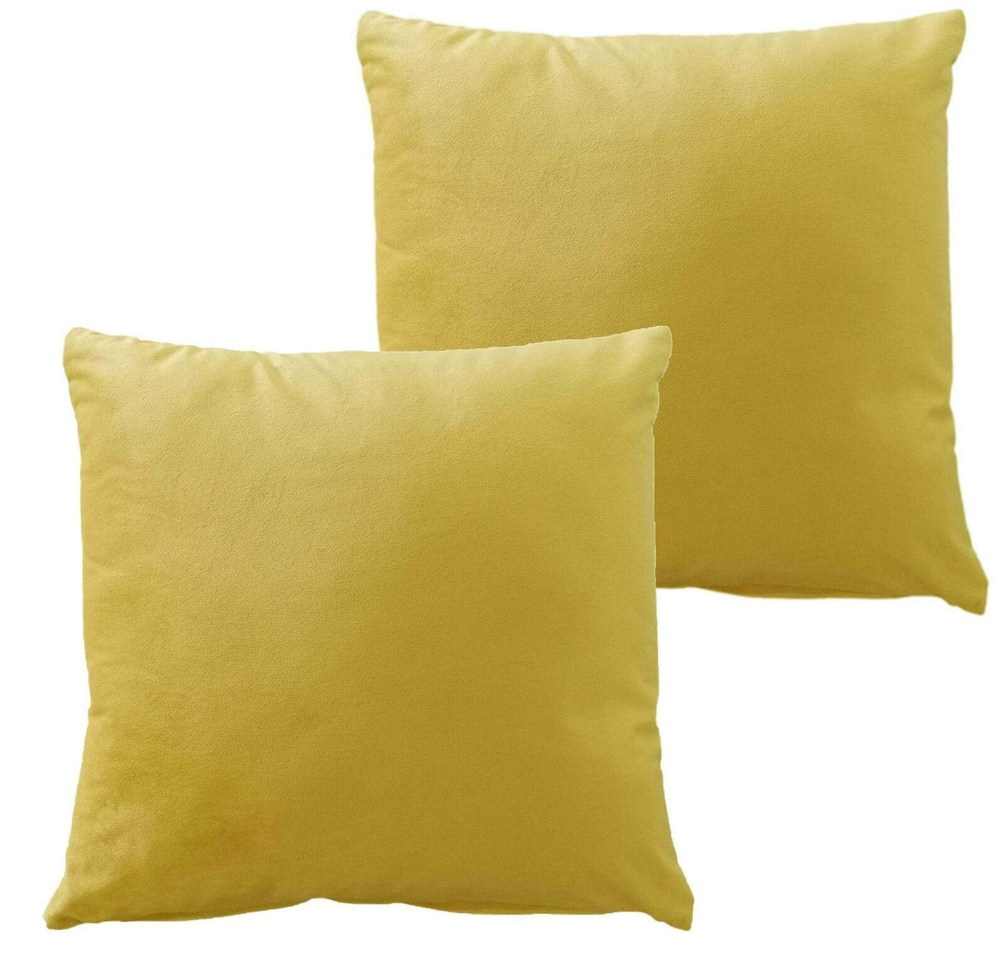 OLIVIA ROCCO Cushions OCHRE Matte Velvet Cushion Covers Wholesale Manchester UK