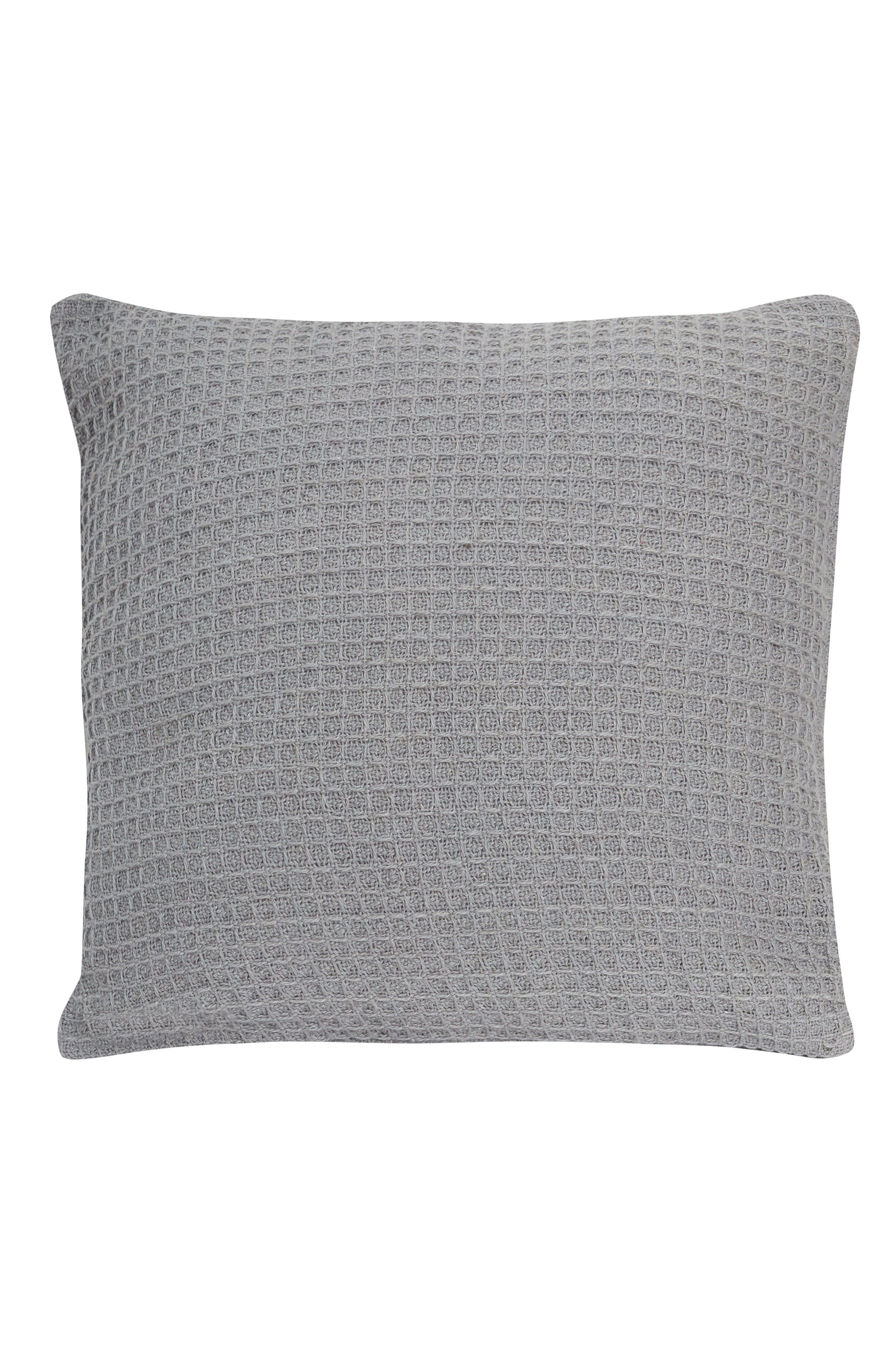 OLIVIA ROCCO Cushions SILVER / 43 x 43 cm Lisbon Pure Cotton Cushion Cover Wholesale Manchester UK