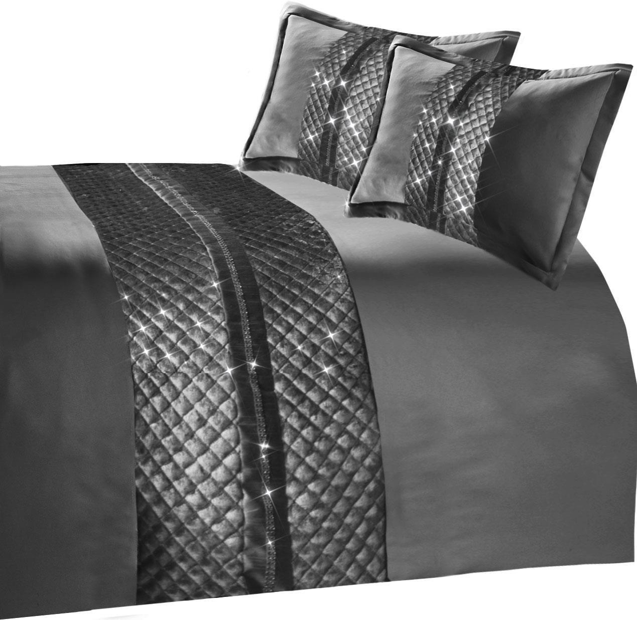 OLIVIA ROCCO Duvet Cover CHARCOAL / BEDSPREAD Kylie Duvet Set Wholesale Manchester UK