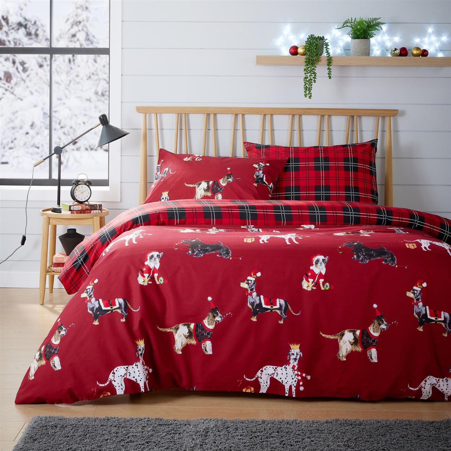 OLIVIA ROCCO Duvet Cover Christmas Dogs Duvet Set Wholesale Manchester UK