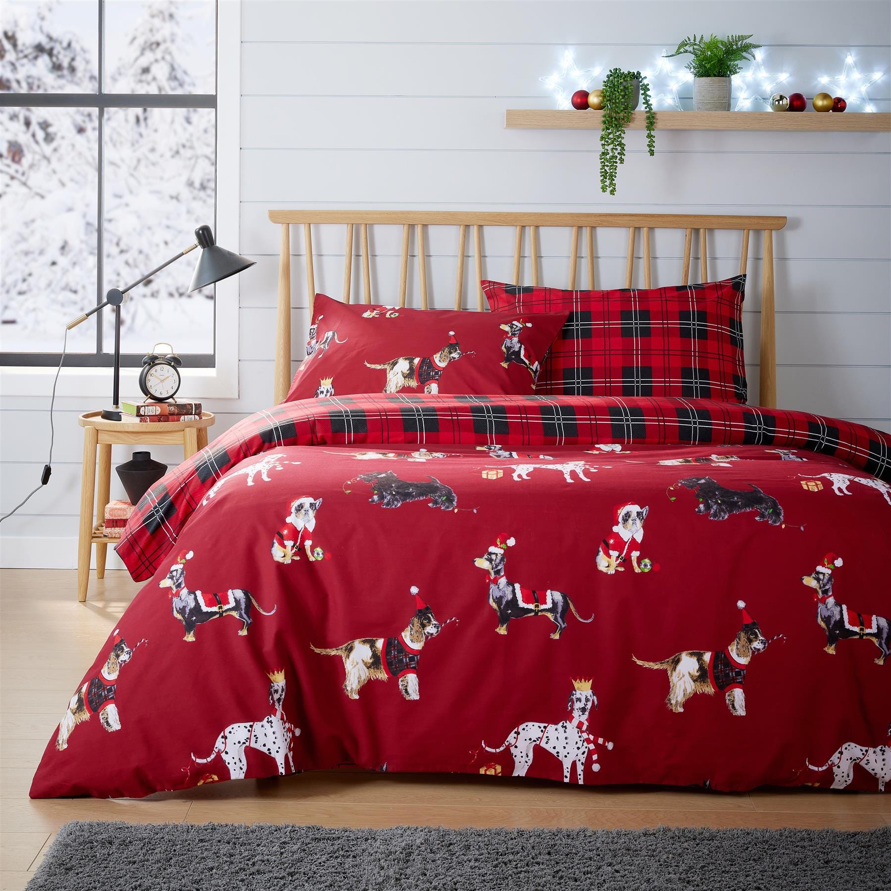 OLIVIA ROCCO Duvet Cover Christmas Dogs Duvet Set Wholesale Manchester UK