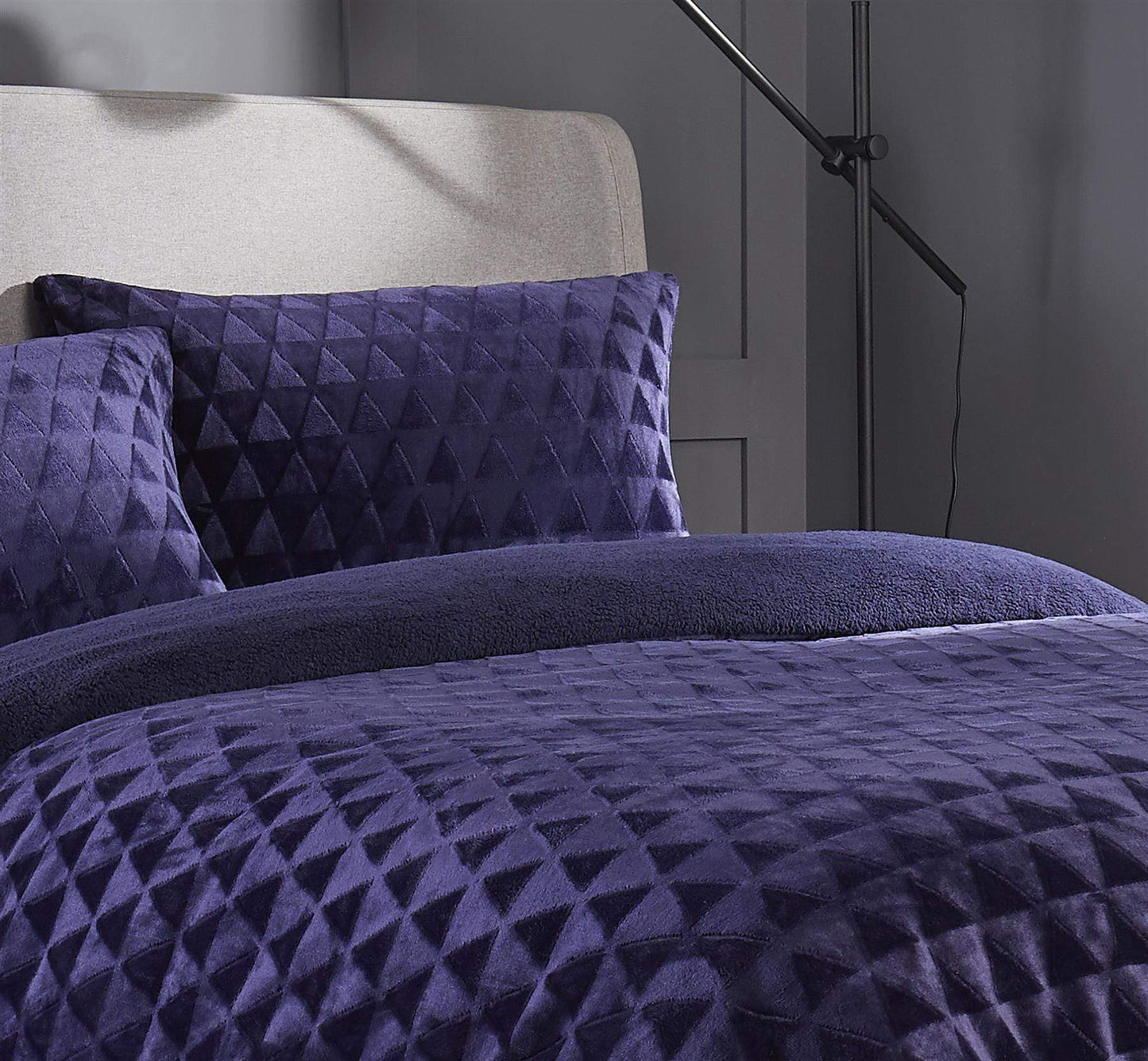 OLIVIA ROCCO Duvet Cover Geometric Reversible Teddy Duvet Set Wholesale Manchester UK