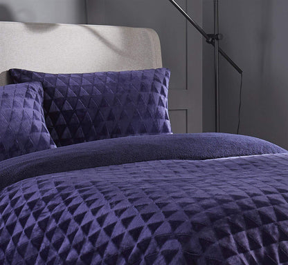 OLIVIA ROCCO Duvet Cover Geometric Reversible Teddy Duvet Set Wholesale Manchester UK