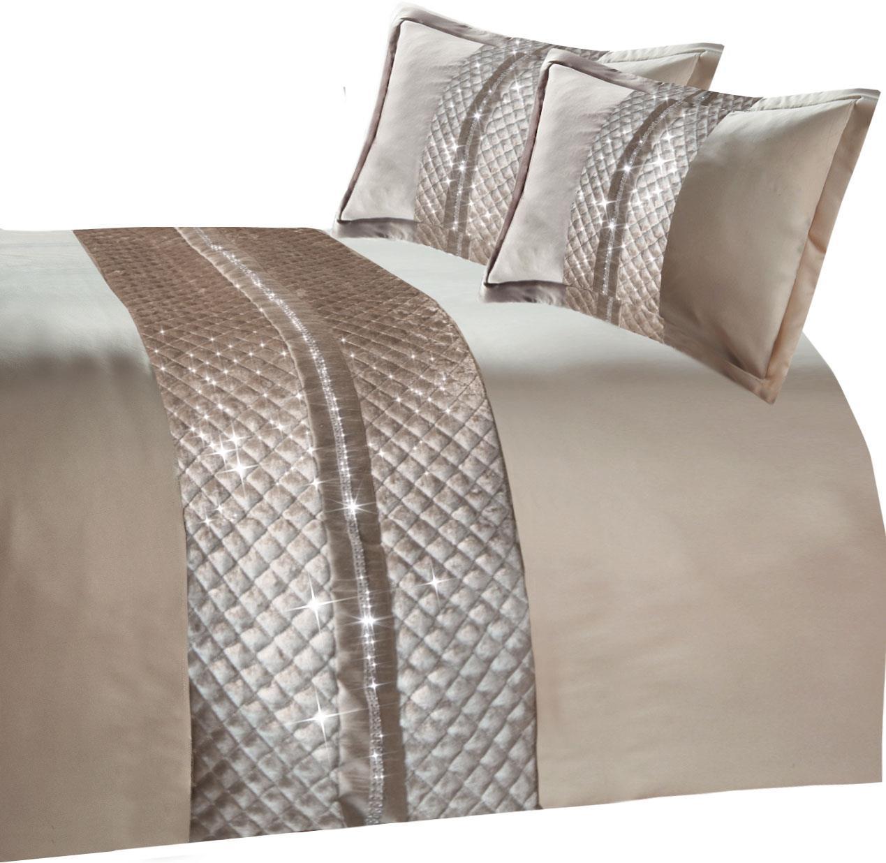 OLIVIA ROCCO Duvet Cover GOLD / BEDSPREAD Kylie Duvet Set Wholesale Manchester UK