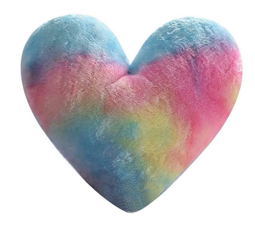 OLIVIA ROCCO Duvet Cover HEART CUSHION Rainbow Tie Dye Teddy Duvet Set Wholesale Manchester UK