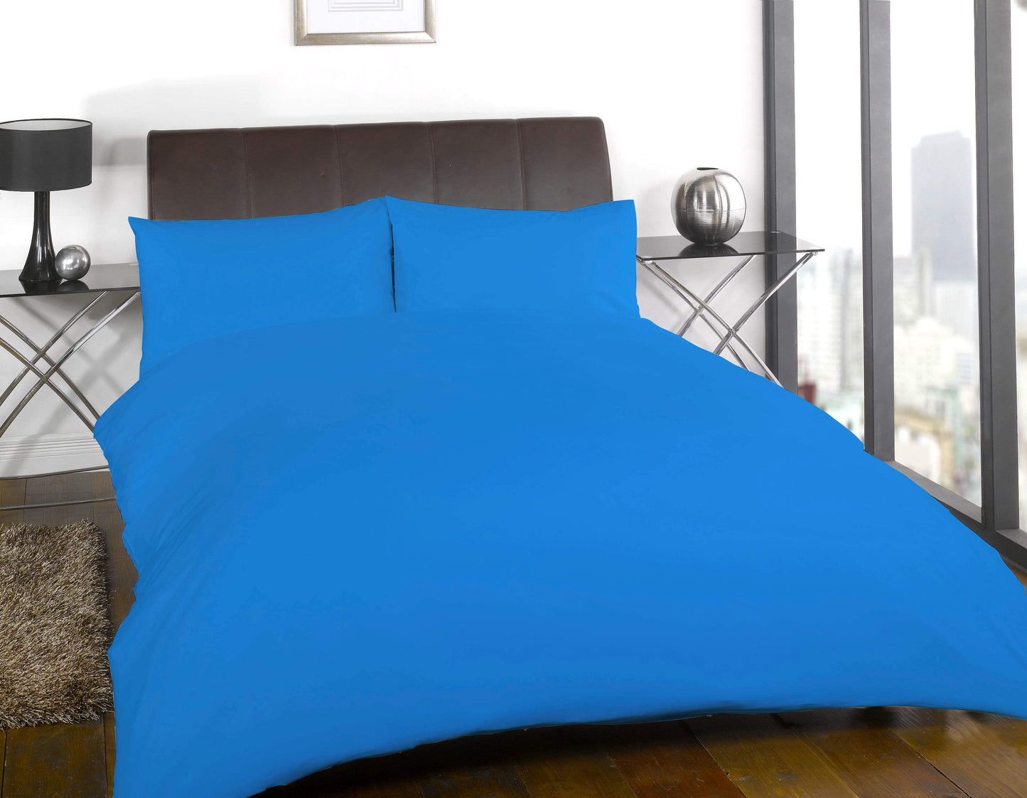 OLIVIA ROCCO Duvet Cover SINGLE / BLUE Flannelette Duvet Set Wholesale Manchester UK
