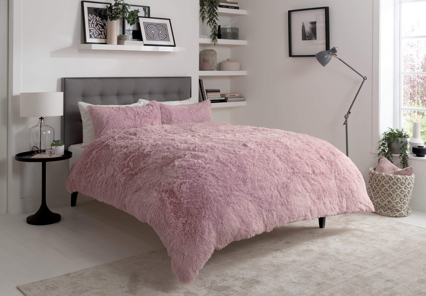 OLIVIA ROCCO Duvet Cover SINGLE / BLUSH PINK Snuggle & Cuddle Duvet Set Wholesale Manchester UK