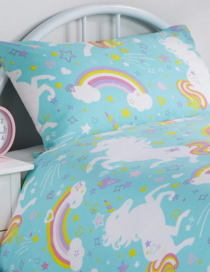 OLIVIA ROCCO Duvet Cover SINGLE / DUCKEGG Unicorn Duvet Set Wholesale Manchester UK