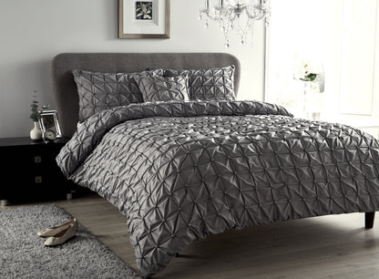 OLIVIA ROCCO Duvet Cover SINGLE / GREY Seville Duvet Set Wholesale Manchester UK
