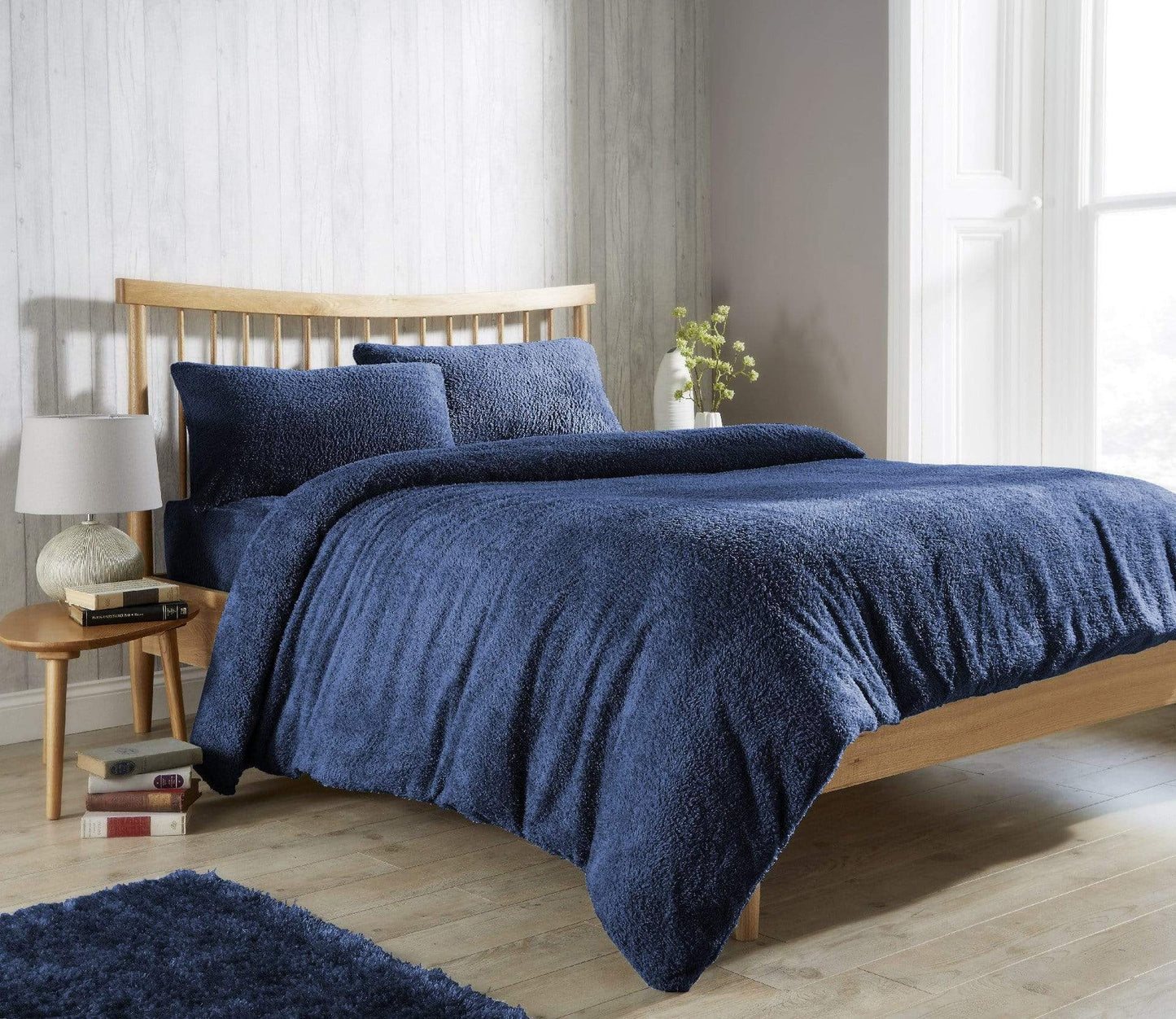 OLIVIA ROCCO Duvet Cover SINGLE / NAVY Original Teddy Duvet Set Wholesale Manchester UK