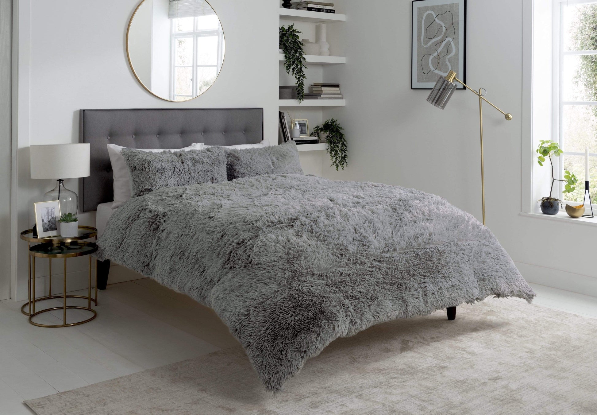 OLIVIA ROCCO Duvet Cover SINGLE / SILVER Snuggle & Cuddle Duvet Set Wholesale Manchester UK