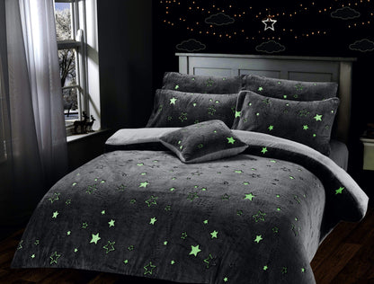 OLIVIA ROCCO Duvet Cover Stars Glow In The Dark Teddy Duvet Set Wholesale Manchester UK