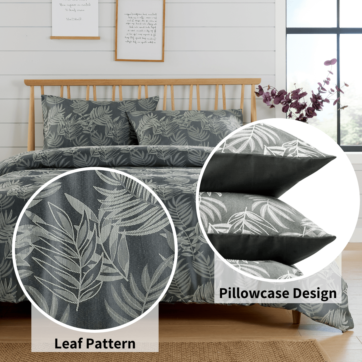 OLIVIA ROCCO Duvet Covers Leaf Jacquard Duvet Cover Sets Wholesale Manchester UK